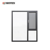Warren Factory Direct Selling Thermal Break Aluminium Tilt Turn Window 3D Wood Grain Trans Casement Windows For Home
